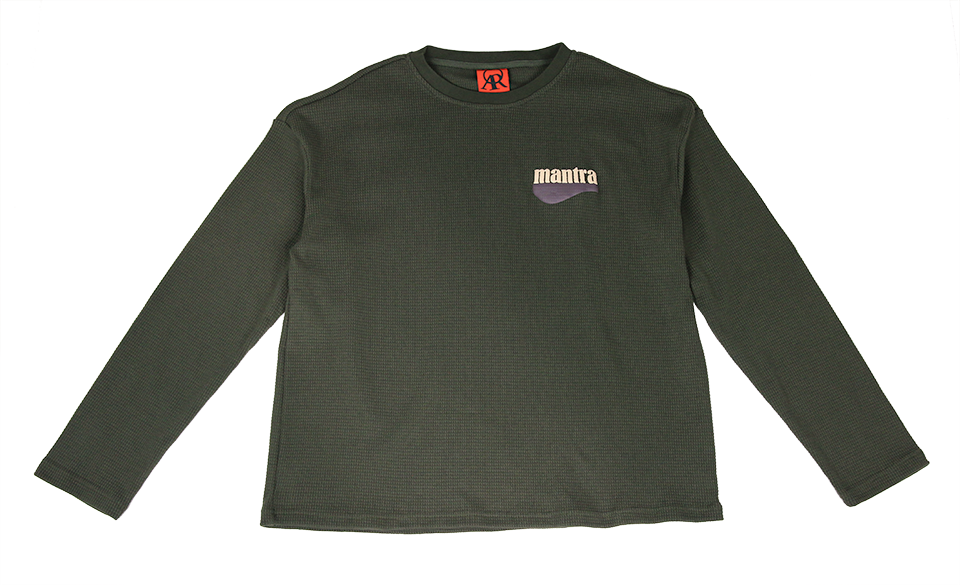 Waffle L/S Shirt (Swamp Green) – A R S T S